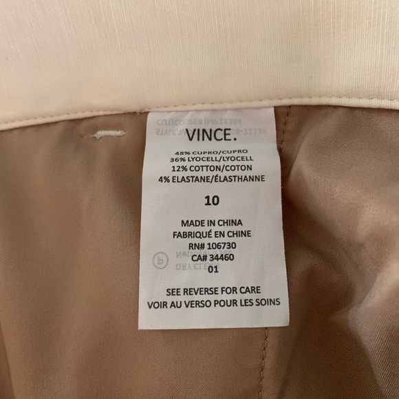 Vince Easy Pants size 10 - ivory, jogger, easy pull on dress pants - like new! - Picture 10 of 14